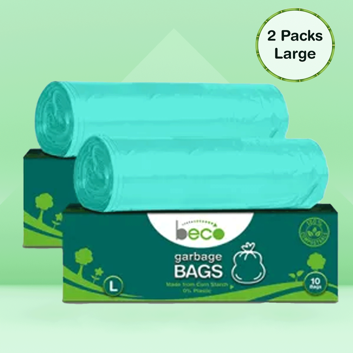 Biodegradable Trash Bags, Extra Strong Small Garbage Bags, Size