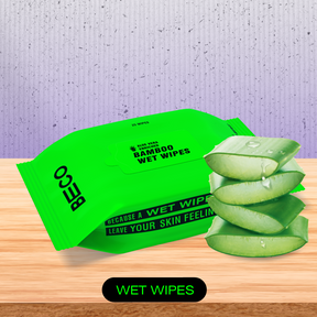 Aloe Infused Bamboo Wet Wipes**