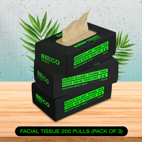 Bamboo Facial Tissues - 200 pulls | Pack of 3_