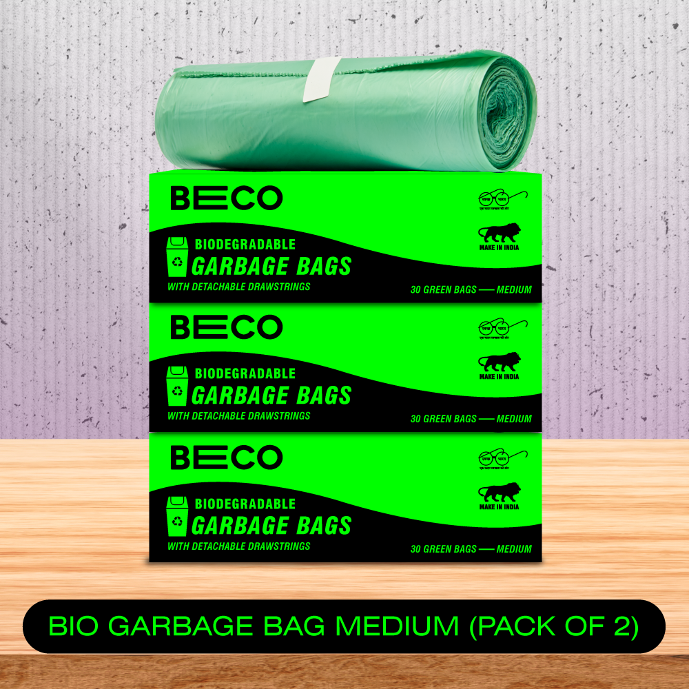 Biodegradable Garbage Bags - Medium - 30 bags/roll | Pack of 3_