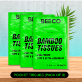 Pocket Tissue | Pack of 3