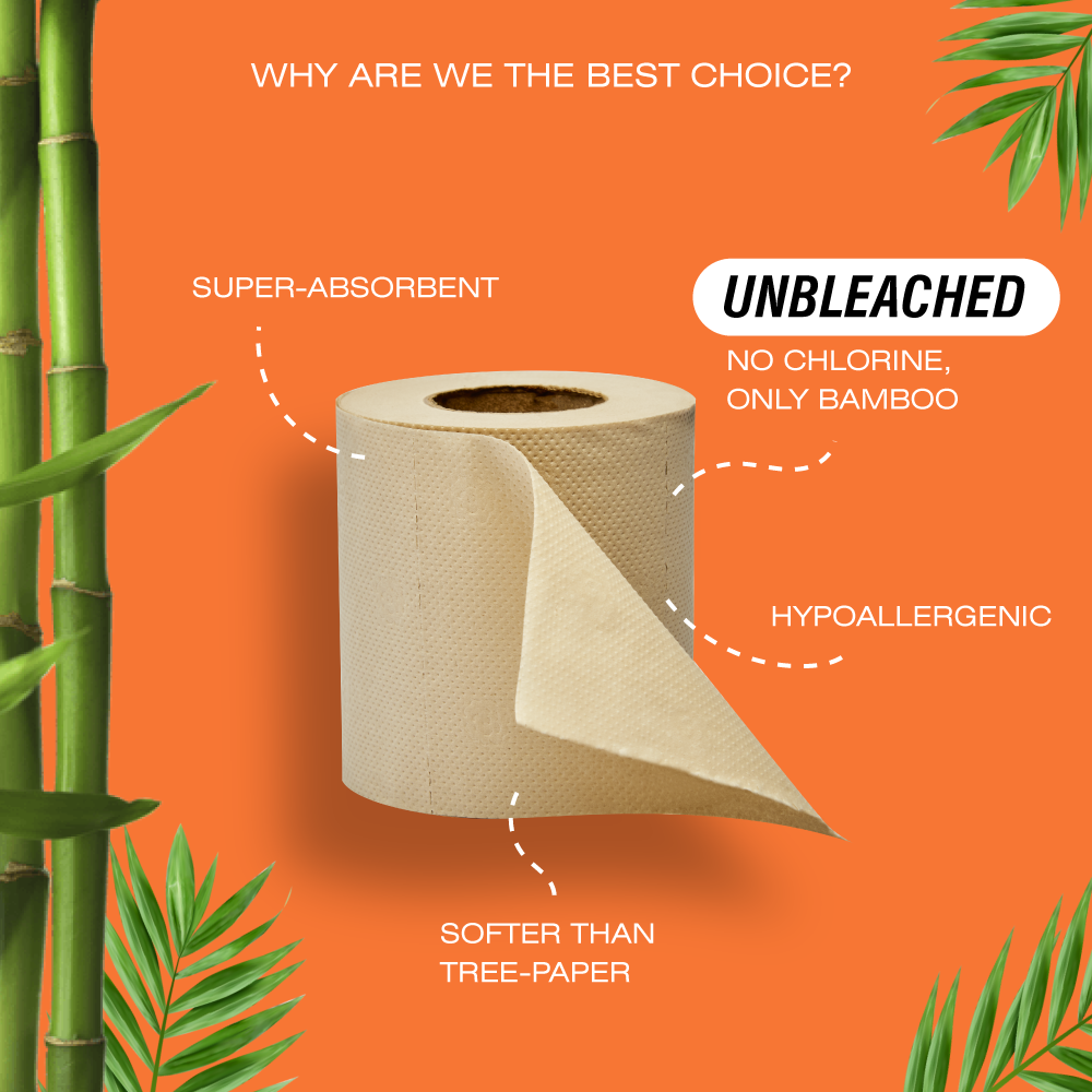 Bamboo Toilet Paper - 330 pulls