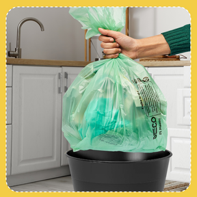 Compostable Garbage Bags - Medium - 15 bags/roll