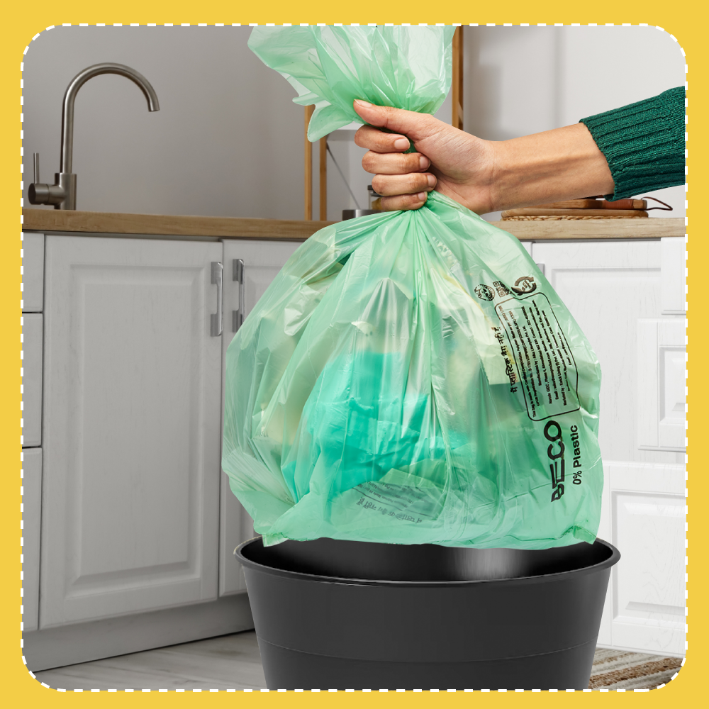 Biodegradable Garbage Bags - Medium - 30 bags/roll | Pack of 2_