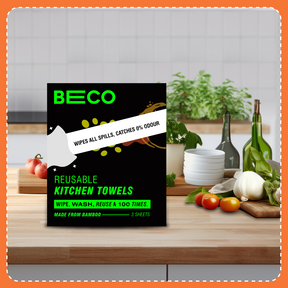 Reusable Bamboo Kitchen Towel - Trial Pack - 3 Sheets_