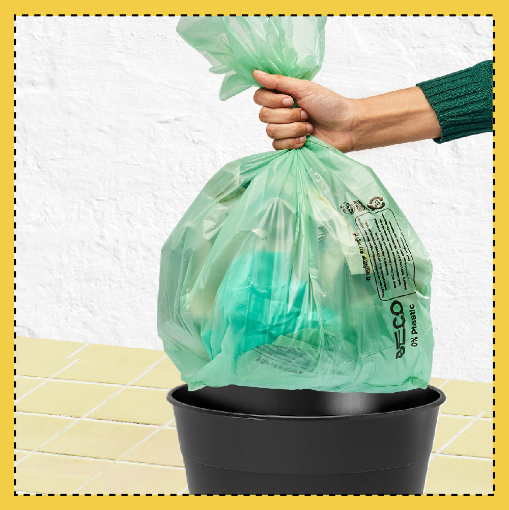 Bio Plastobag Small Biodegradable Compostable Garbage Bags Holding  Capacity 1 Kg Capacity 5 Liter